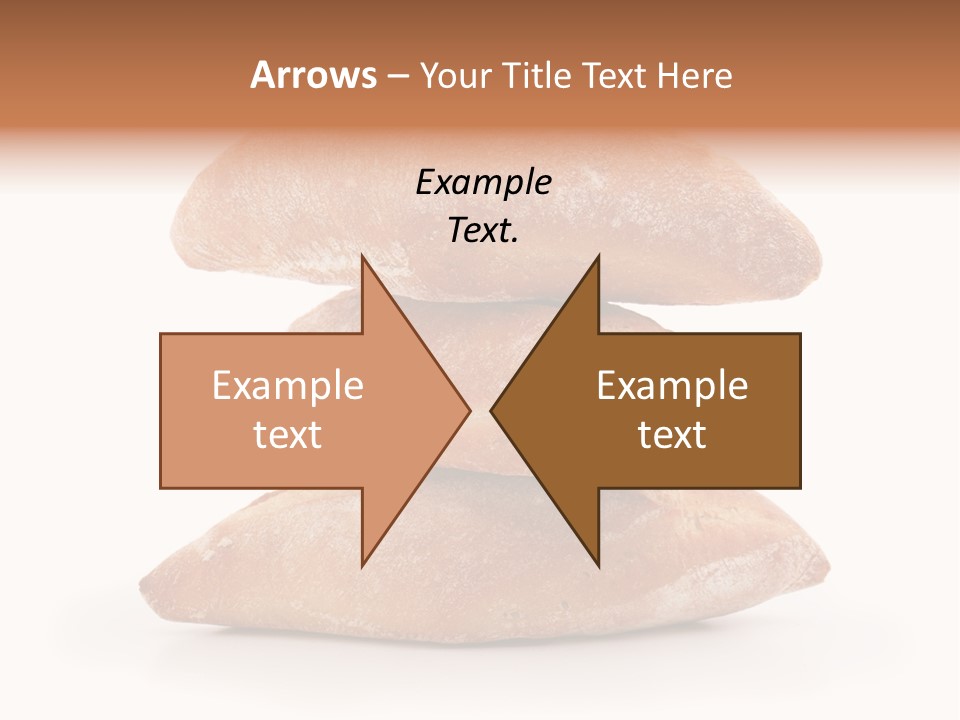 Baked Snack White PowerPoint Template