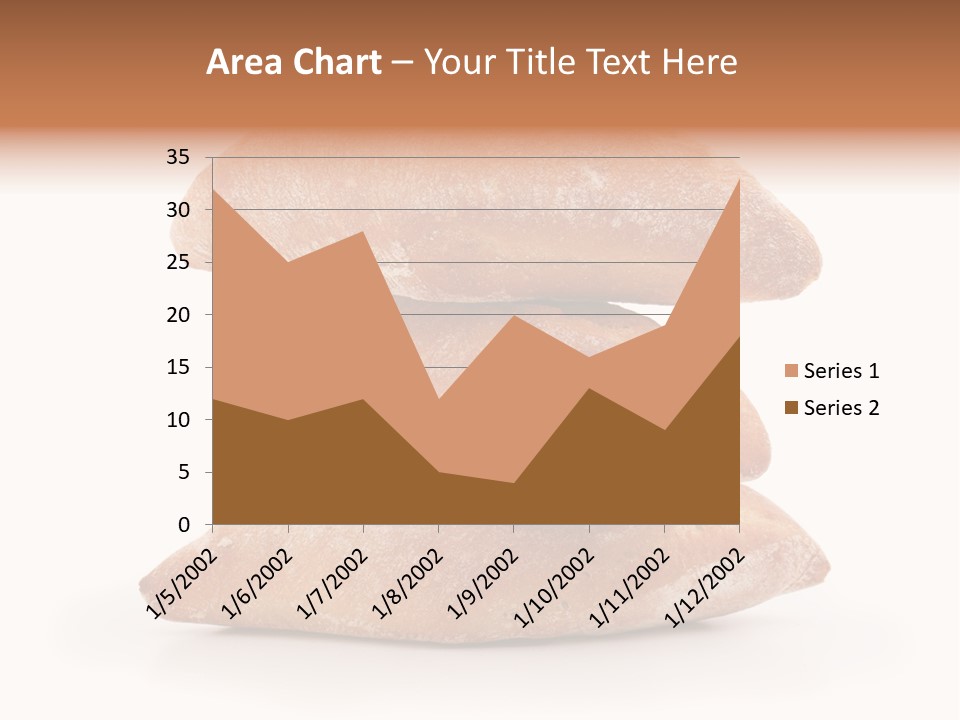 Baked Snack White PowerPoint Template