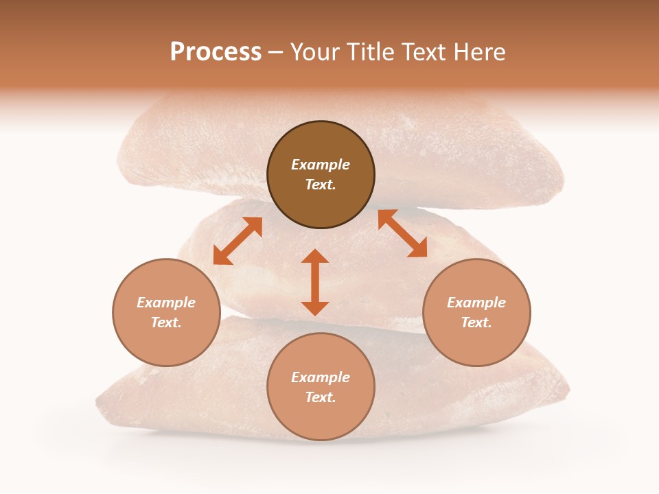 Baked Snack White PowerPoint Template