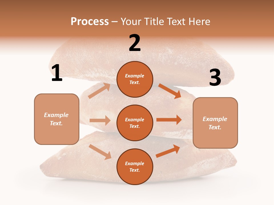 Baked Snack White PowerPoint Template