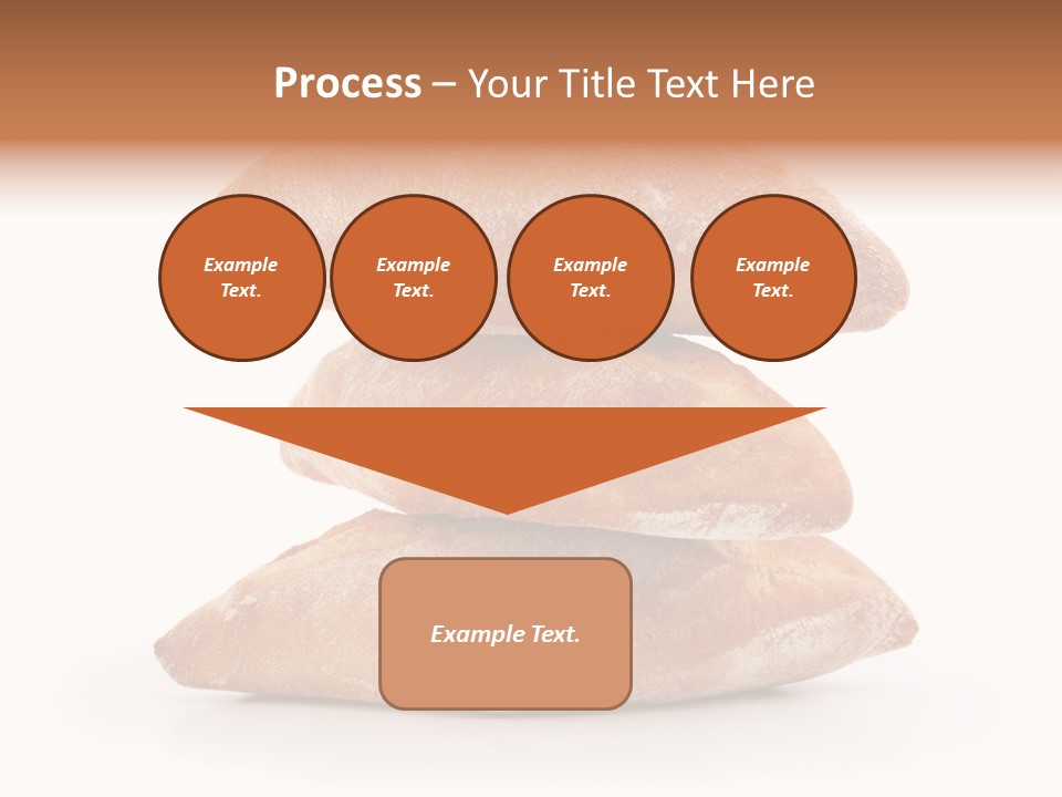 Baked Snack White PowerPoint Template