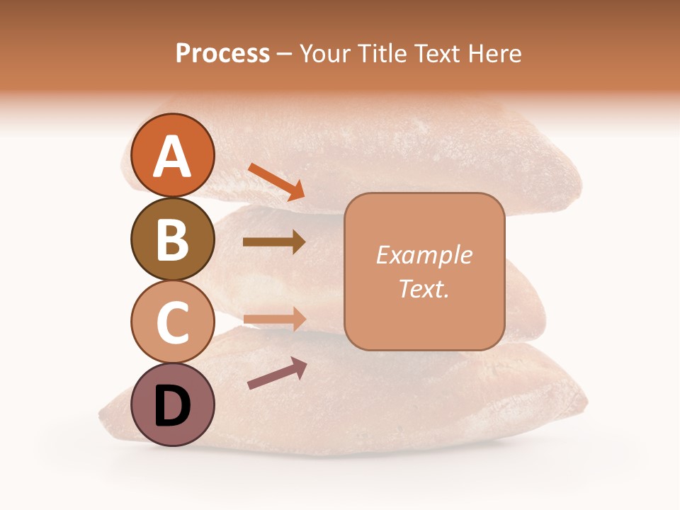 Baked Snack White PowerPoint Template