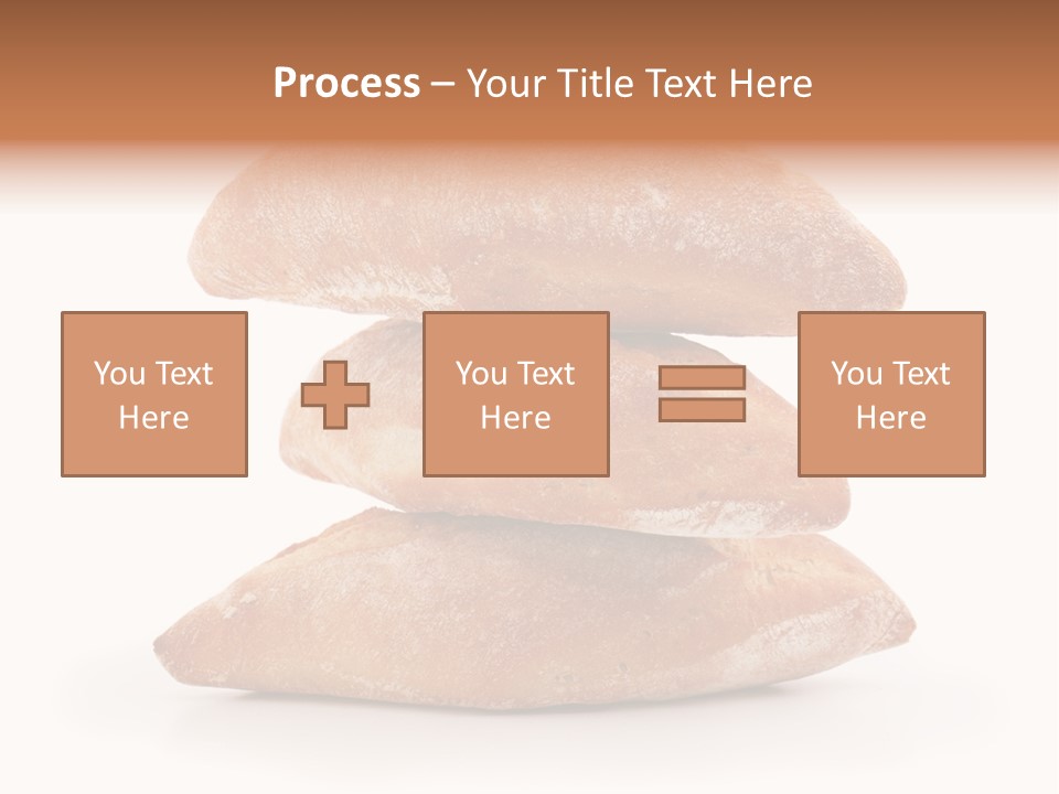 Baked Snack White PowerPoint Template