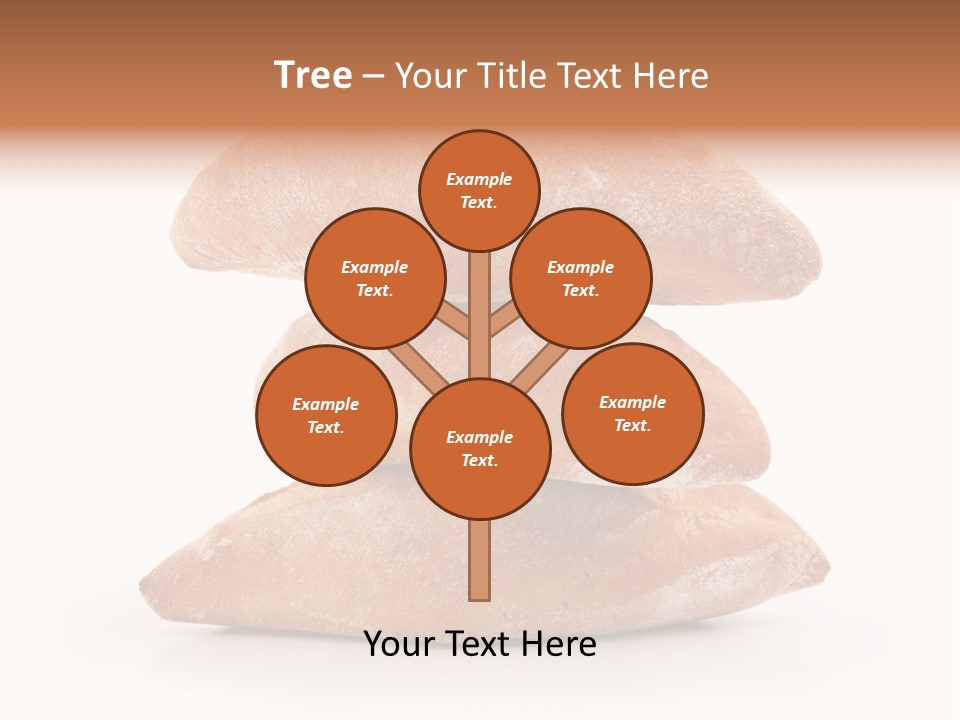 Baked Snack White PowerPoint Template