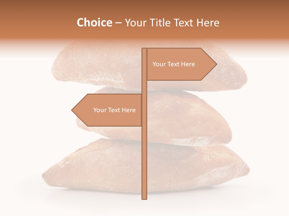 Baked Snack White PowerPoint Template