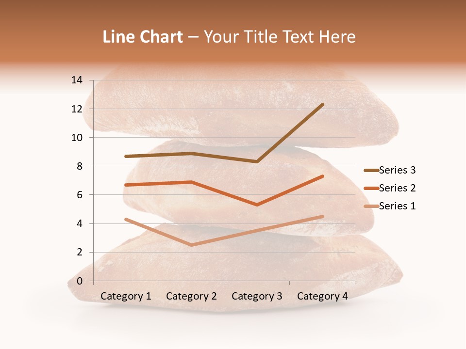 Baked Snack White PowerPoint Template