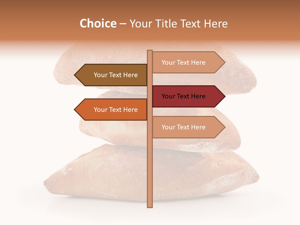 Baked Snack White PowerPoint Template