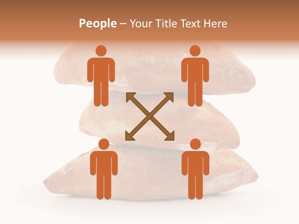 Baked Snack White PowerPoint Template