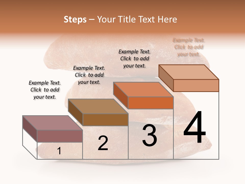 Baked Snack White PowerPoint Template