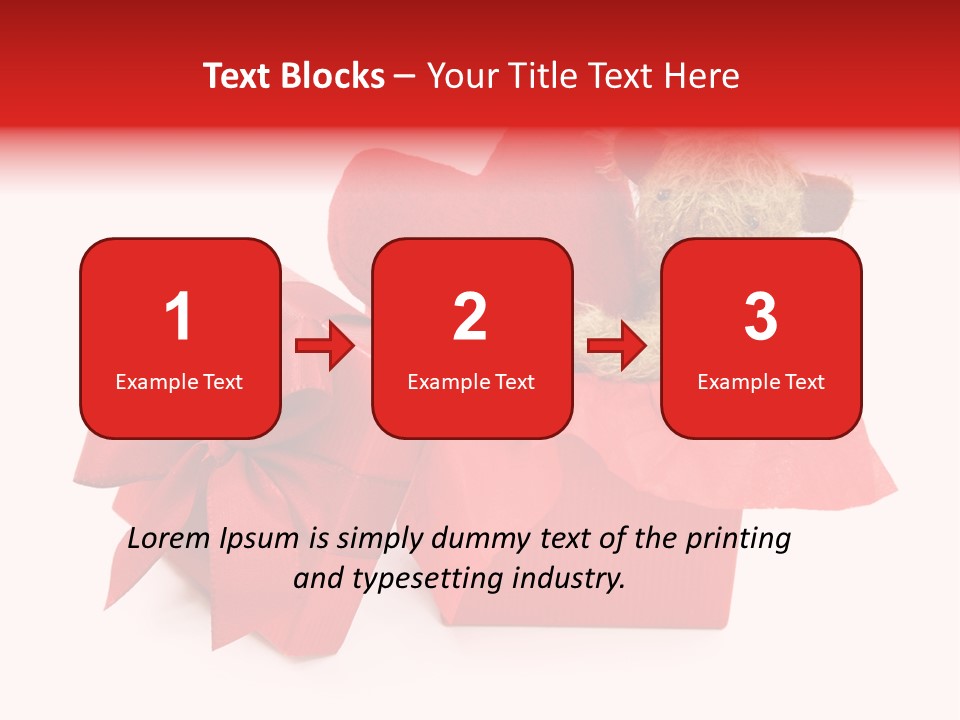 Box Gift Love PowerPoint Template