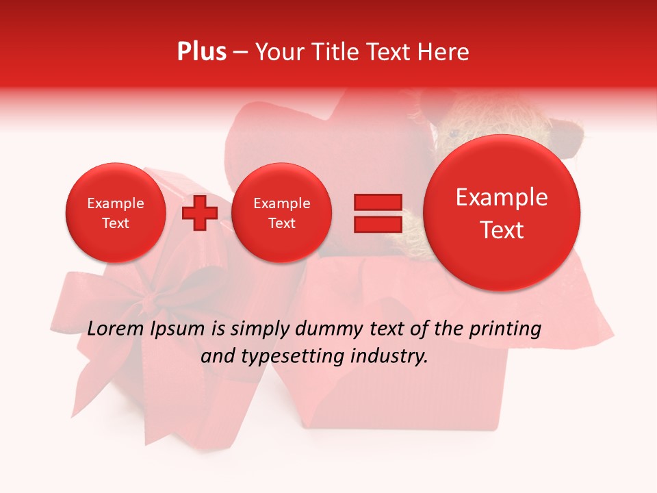 Box Gift Love PowerPoint Template