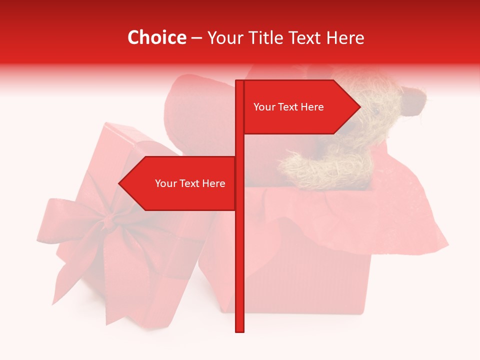 Box Gift Love PowerPoint Template