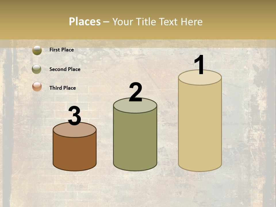 Rustic Burnt Strips PowerPoint Template