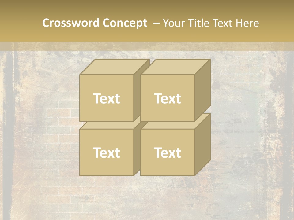 Rustic Burnt Strips PowerPoint Template