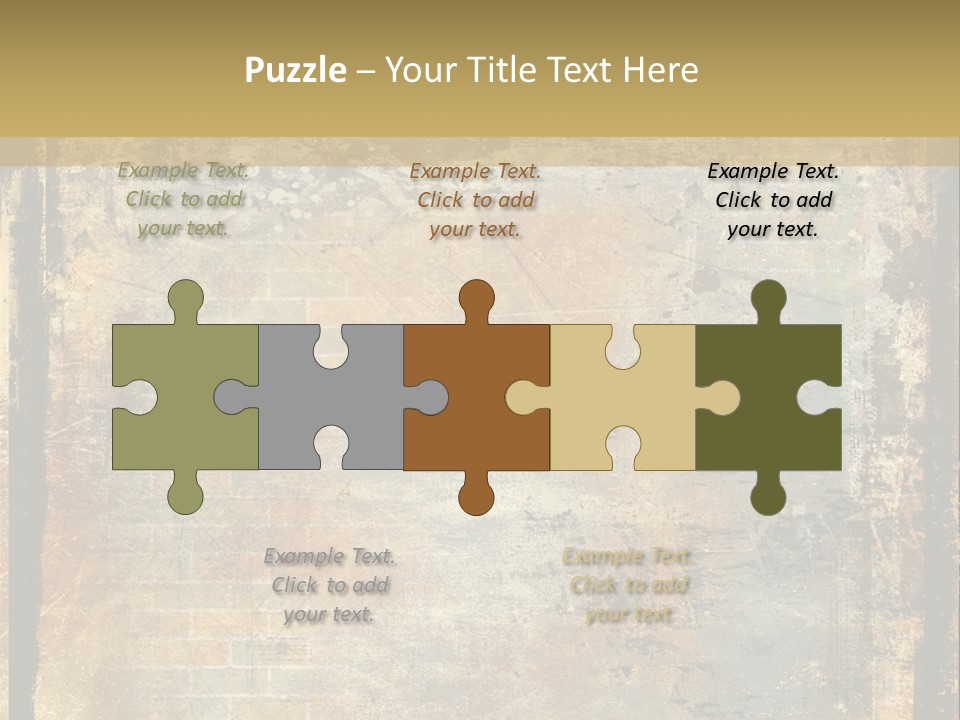 Rustic Burnt Strips PowerPoint Template