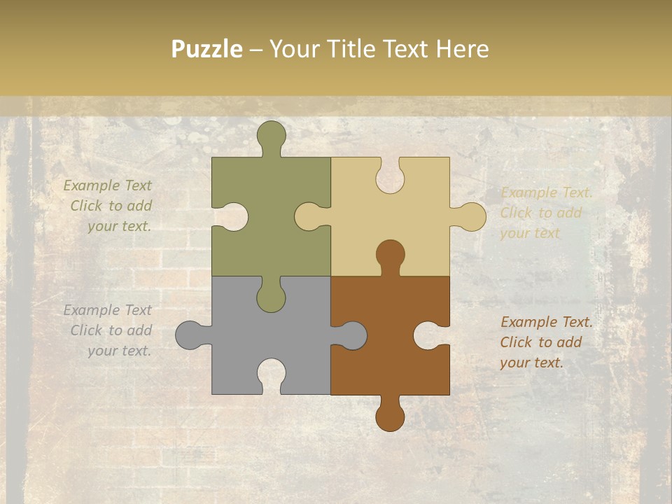 Rustic Burnt Strips PowerPoint Template