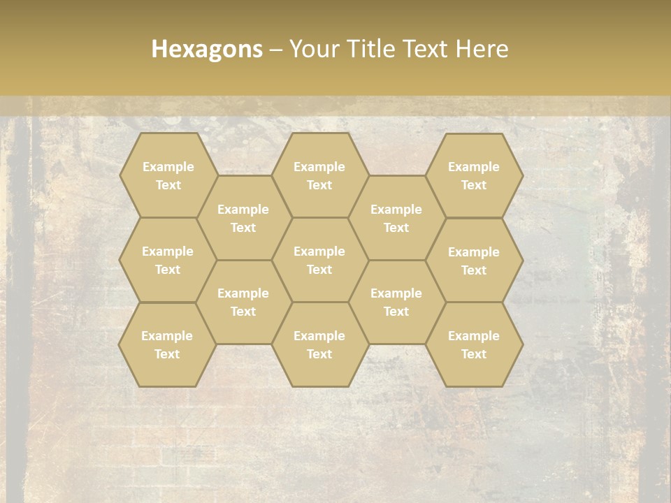 Rustic Burnt Strips PowerPoint Template