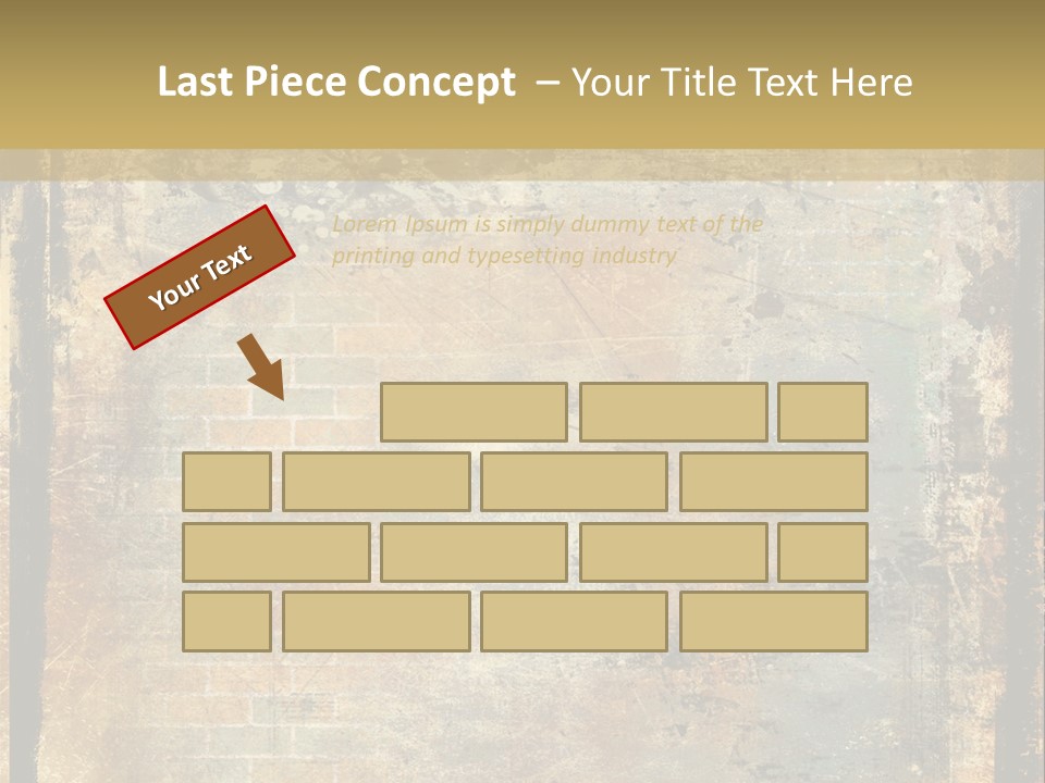 Rustic Burnt Strips PowerPoint Template