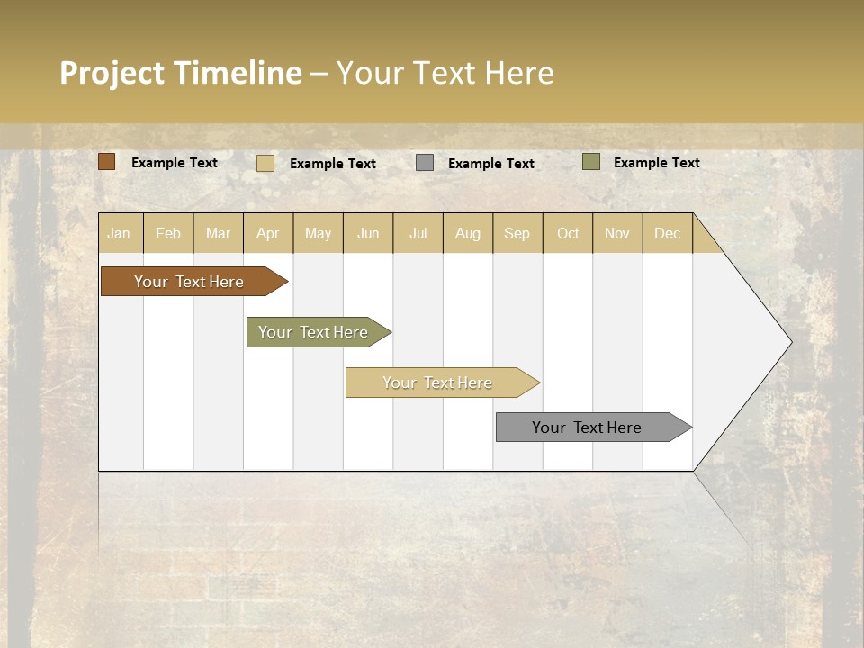 Rustic Burnt Strips PowerPoint Template