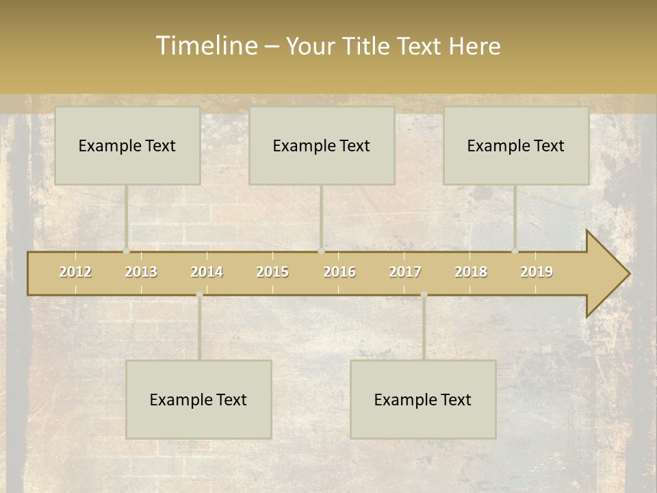 Rustic Burnt Strips PowerPoint Template