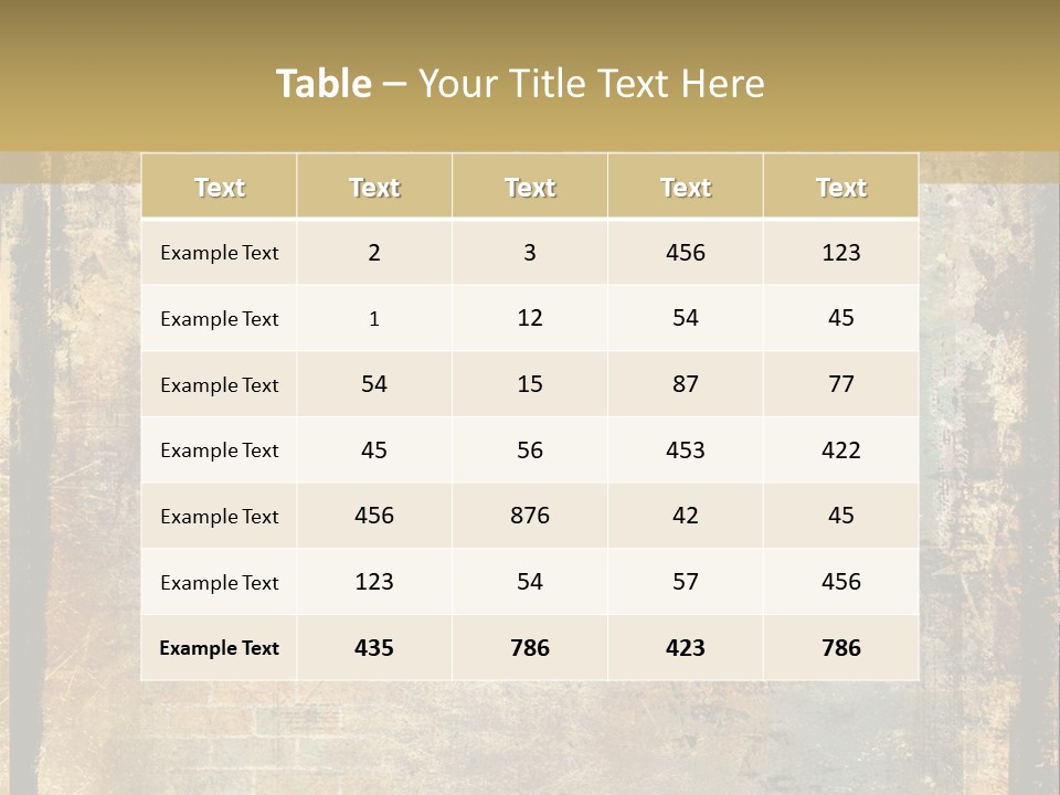 Rustic Burnt Strips PowerPoint Template