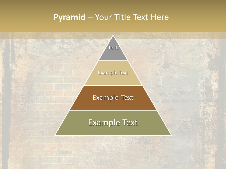 Rustic Burnt Strips PowerPoint Template