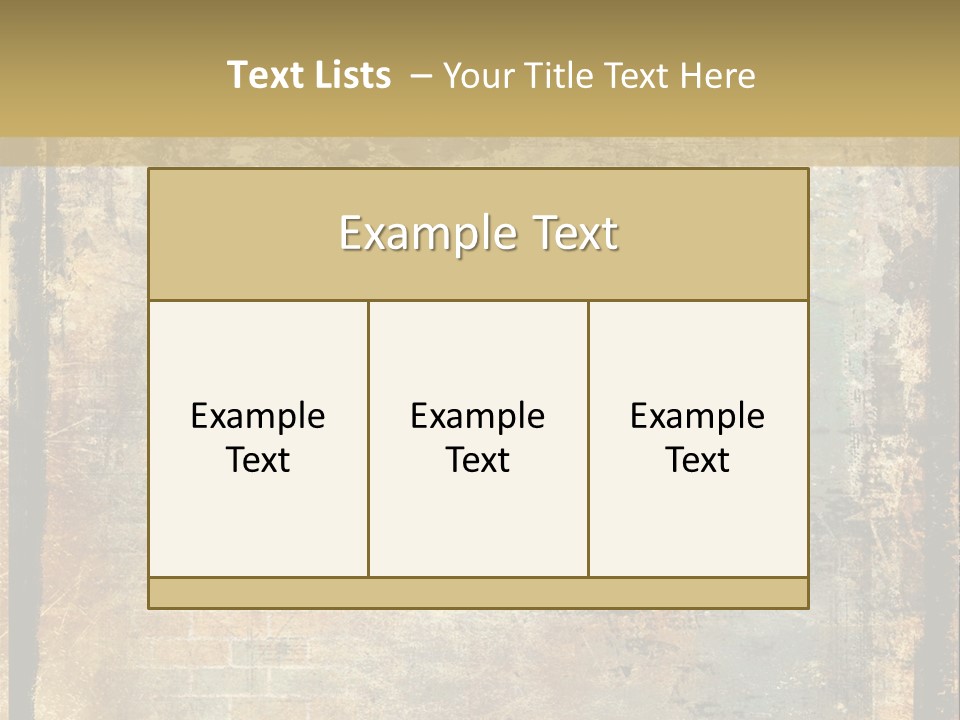 Rustic Burnt Strips PowerPoint Template