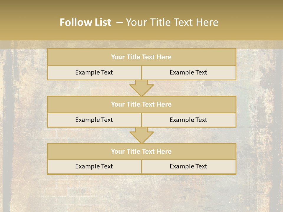Rustic Burnt Strips PowerPoint Template