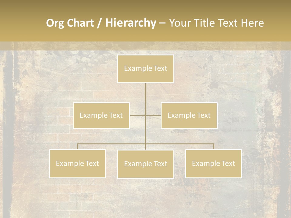 Rustic Burnt Strips PowerPoint Template