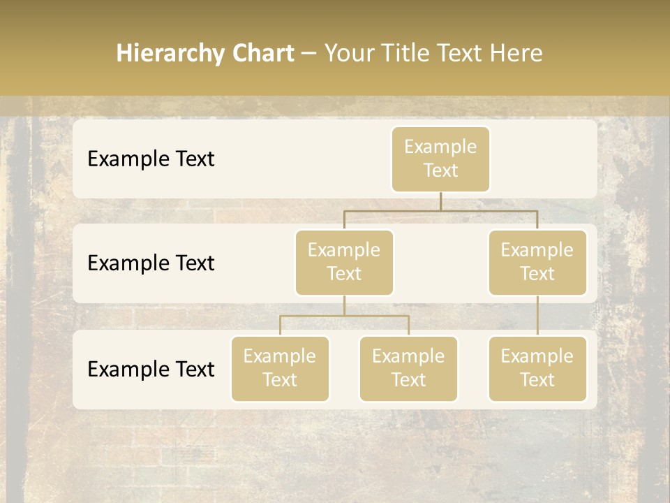 Rustic Burnt Strips PowerPoint Template