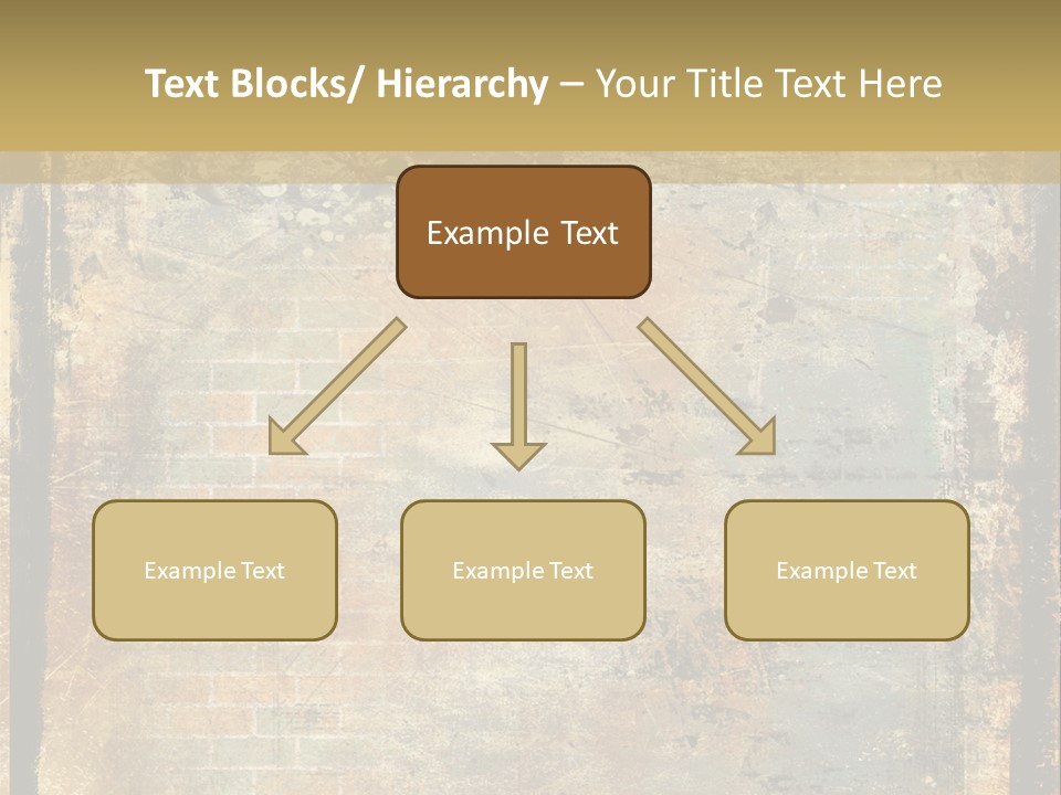 Rustic Burnt Strips PowerPoint Template