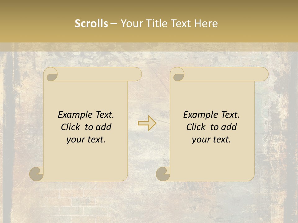 Rustic Burnt Strips PowerPoint Template
