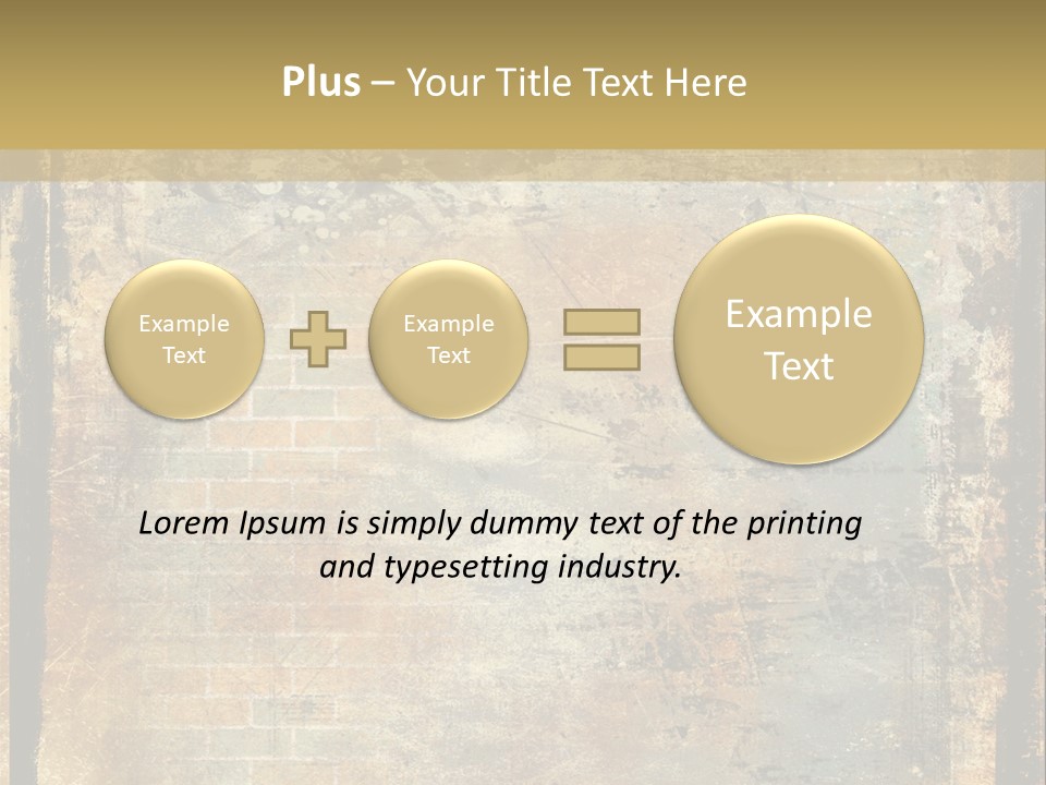 Rustic Burnt Strips PowerPoint Template