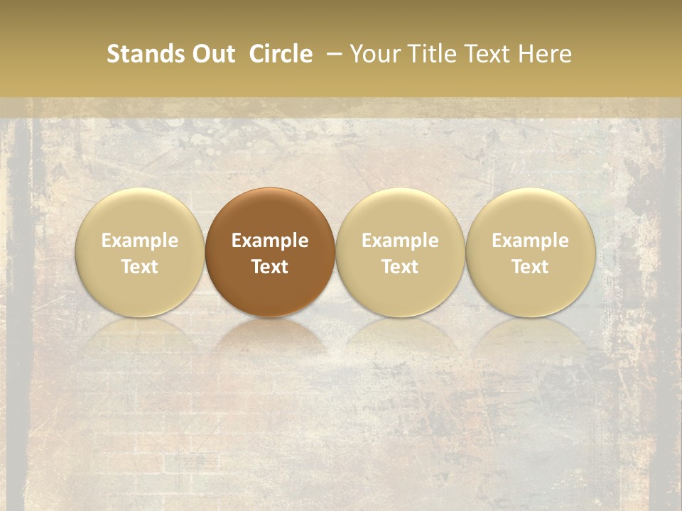 Rustic Burnt Strips PowerPoint Template