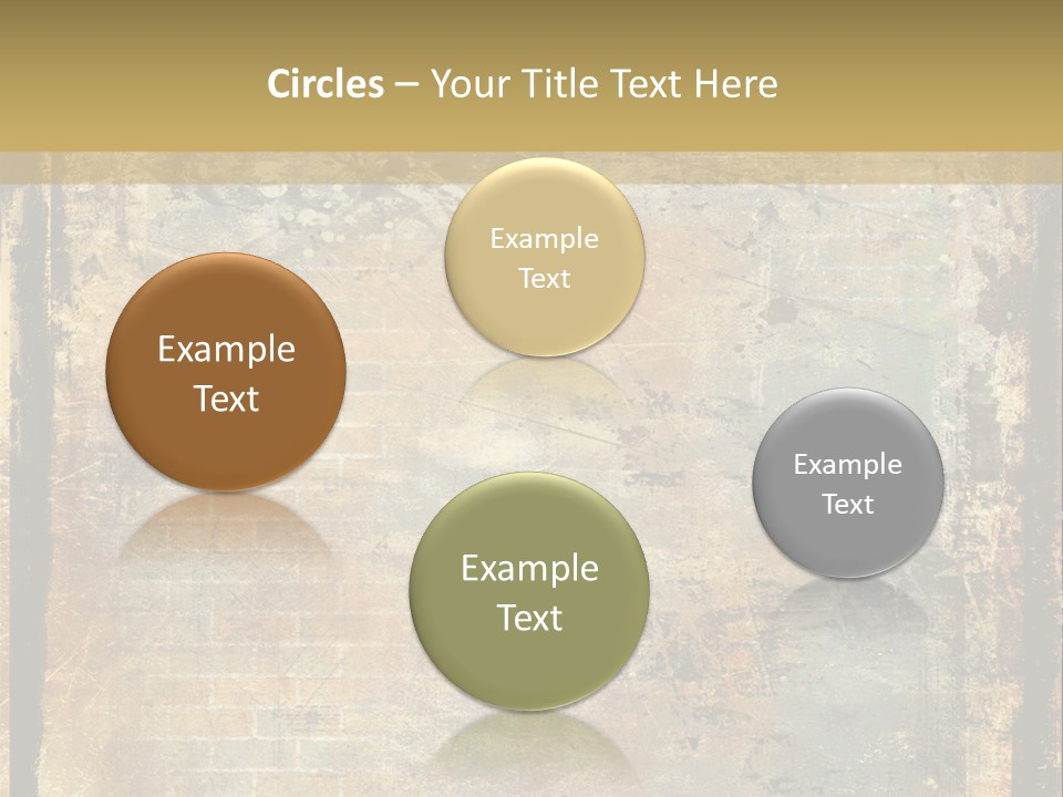 Rustic Burnt Strips PowerPoint Template
