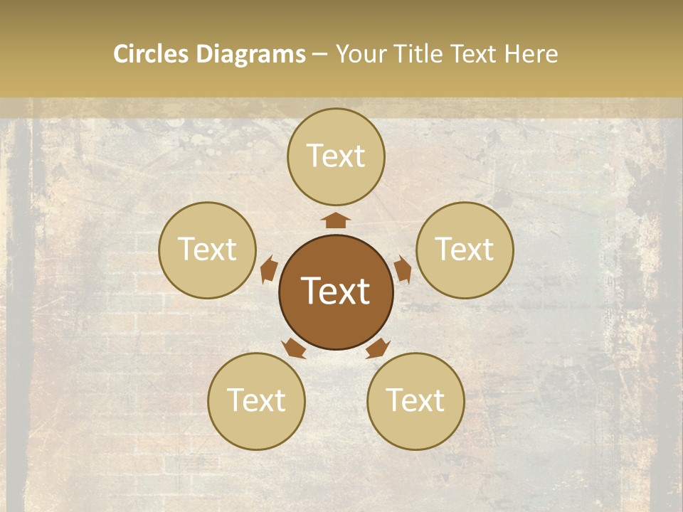 Rustic Burnt Strips PowerPoint Template