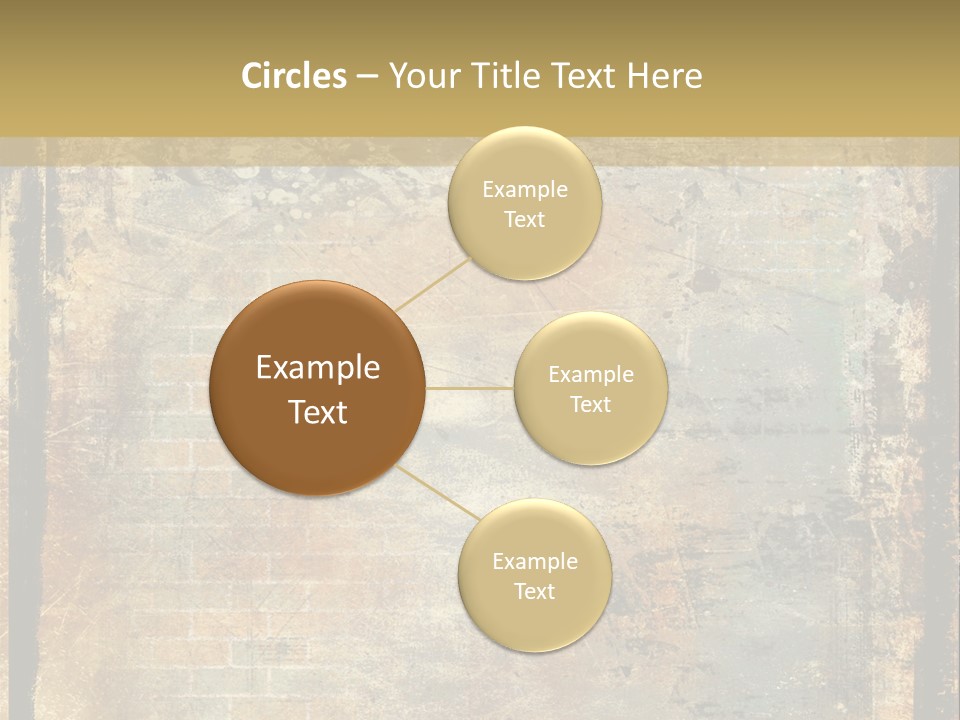 Rustic Burnt Strips PowerPoint Template