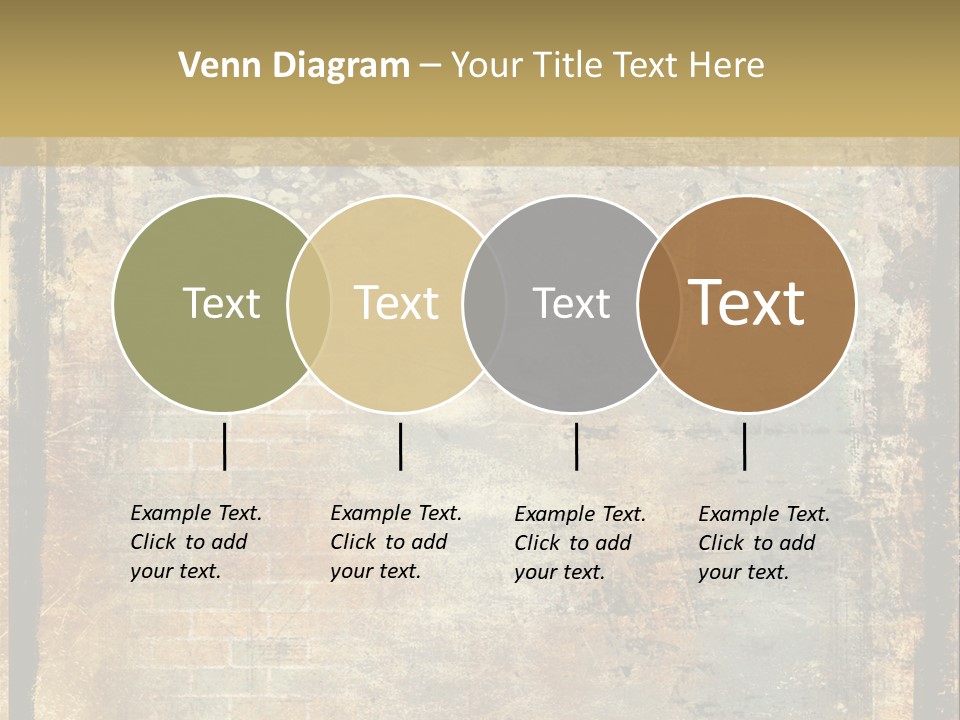 Rustic Burnt Strips PowerPoint Template