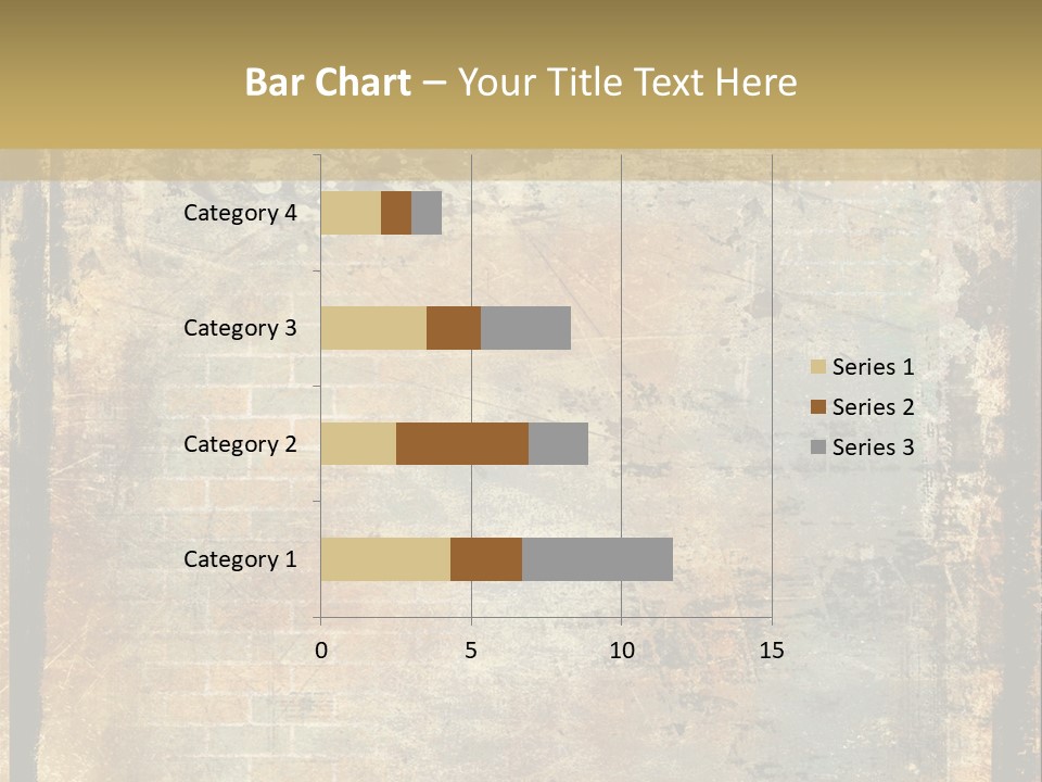 Rustic Burnt Strips PowerPoint Template