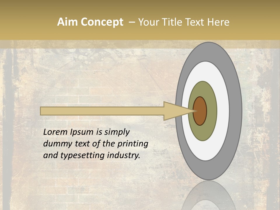 Rustic Burnt Strips PowerPoint Template