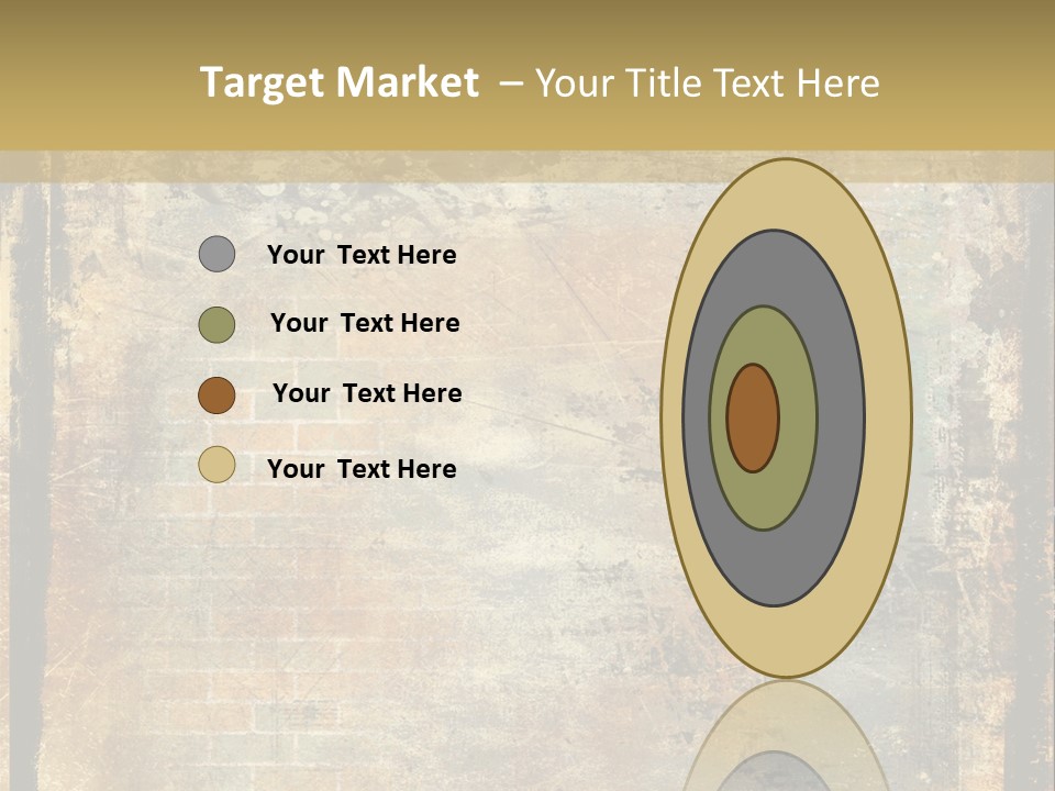 Rustic Burnt Strips PowerPoint Template