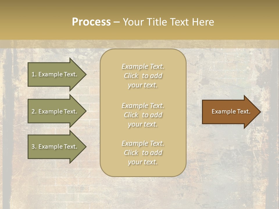 Rustic Burnt Strips PowerPoint Template