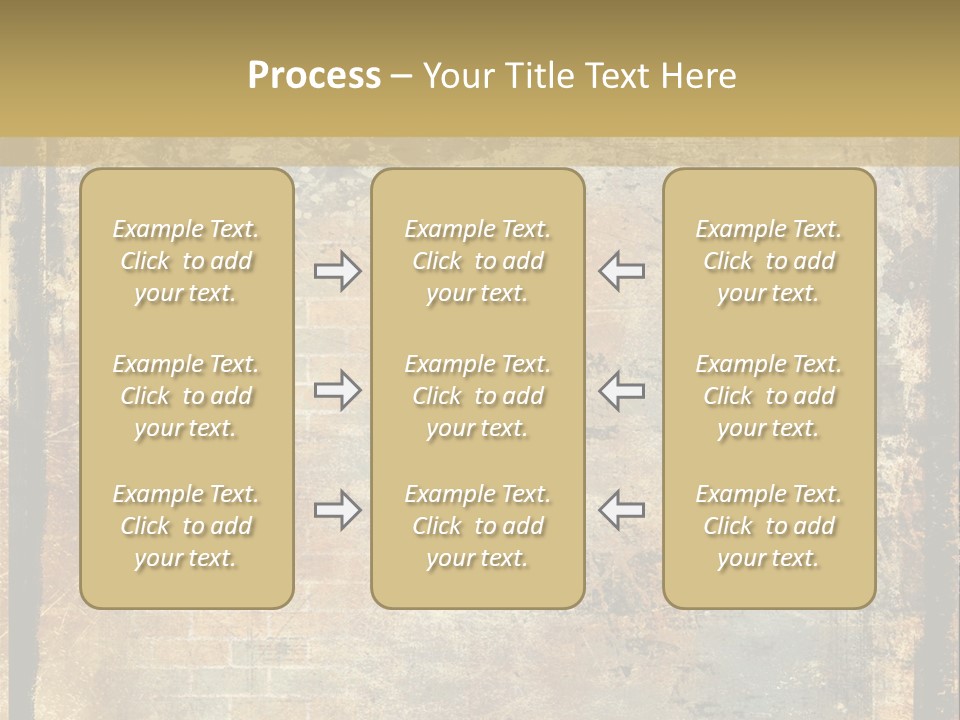 Rustic Burnt Strips PowerPoint Template
