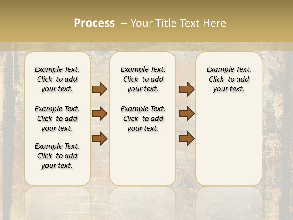 Rustic Burnt Strips PowerPoint Template