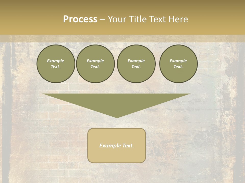 Rustic Burnt Strips PowerPoint Template