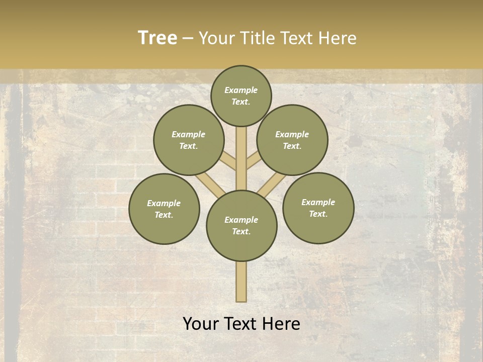 Rustic Burnt Strips PowerPoint Template