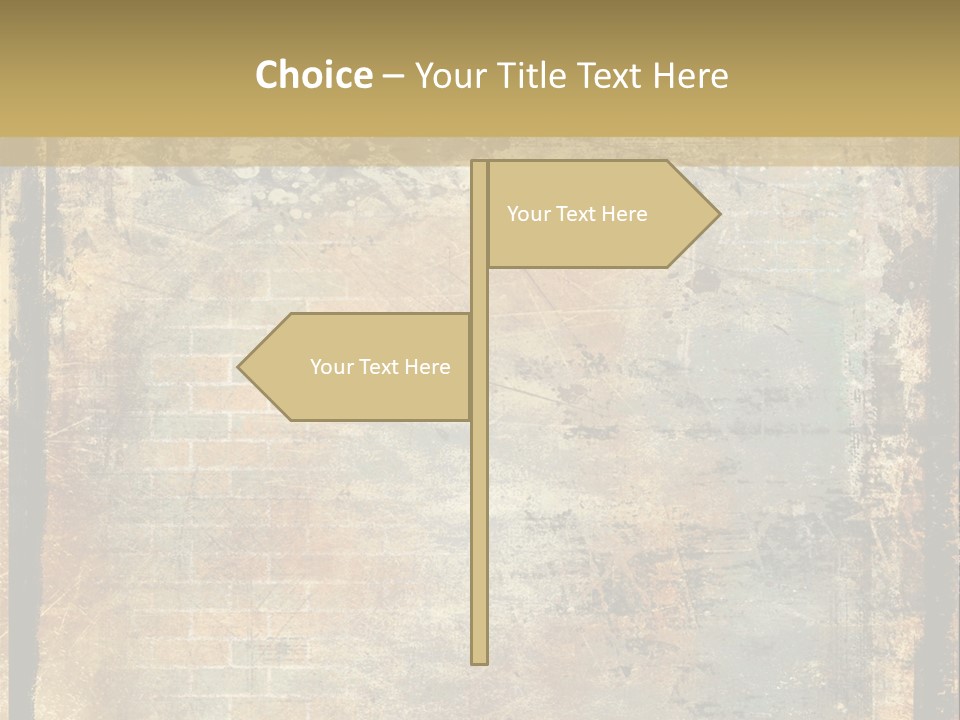 Rustic Burnt Strips PowerPoint Template