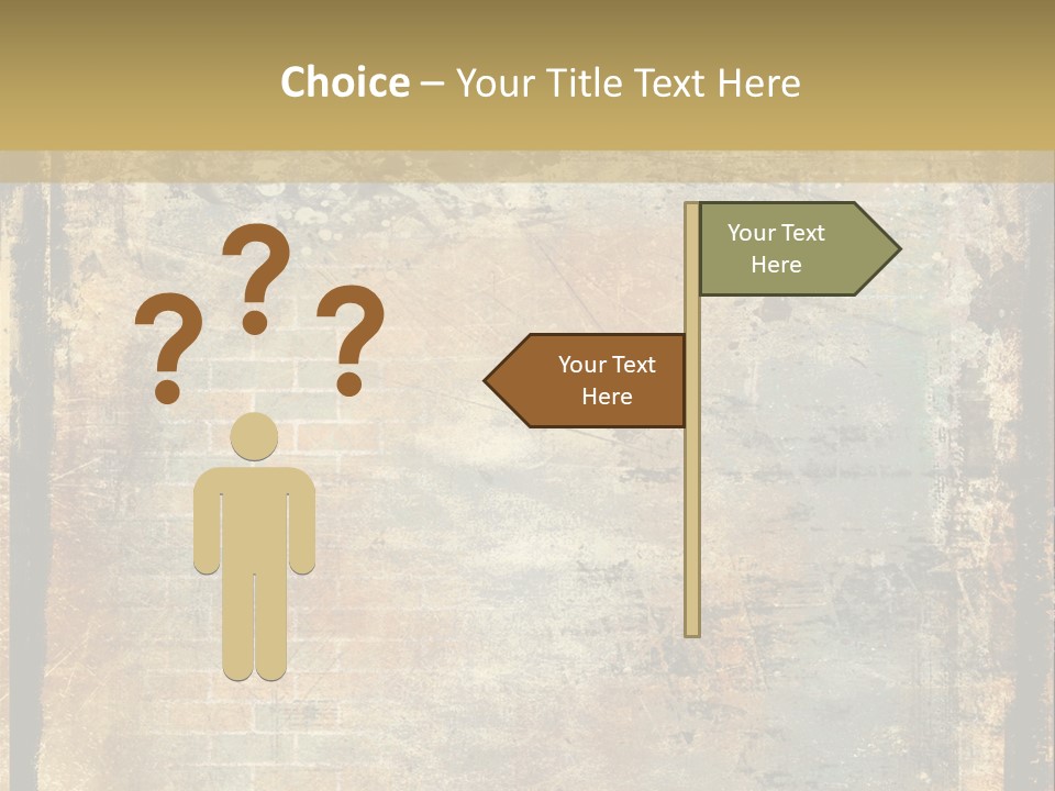 Rustic Burnt Strips PowerPoint Template