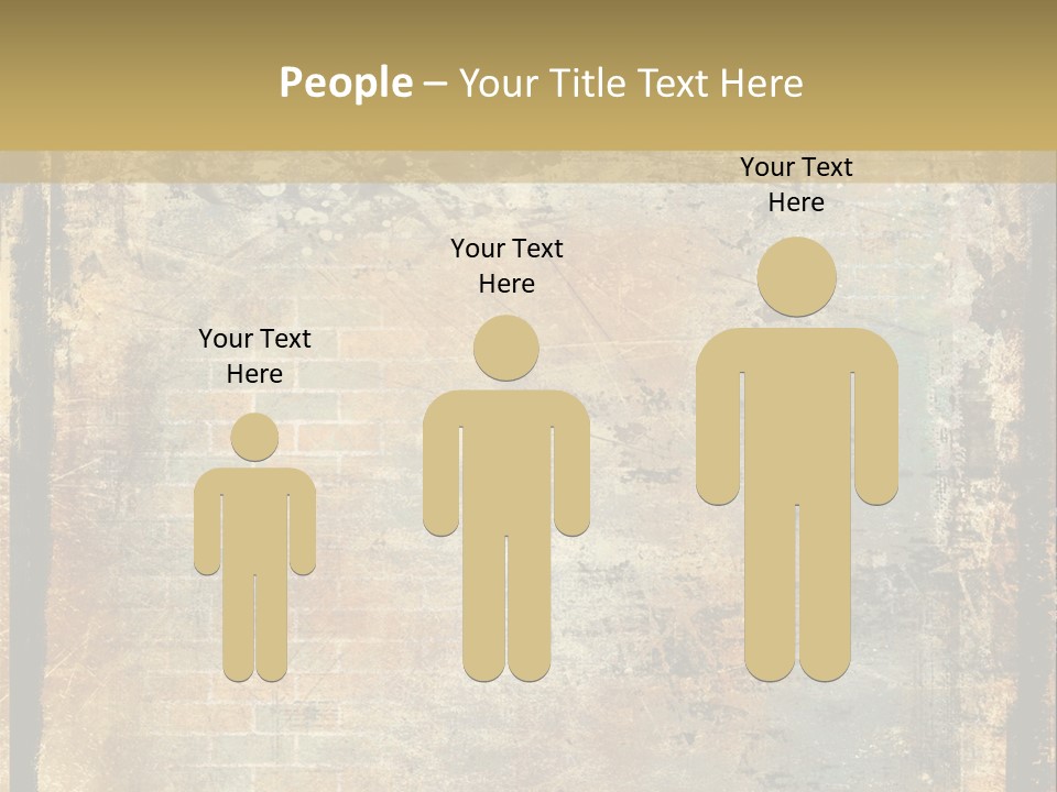 Rustic Burnt Strips PowerPoint Template