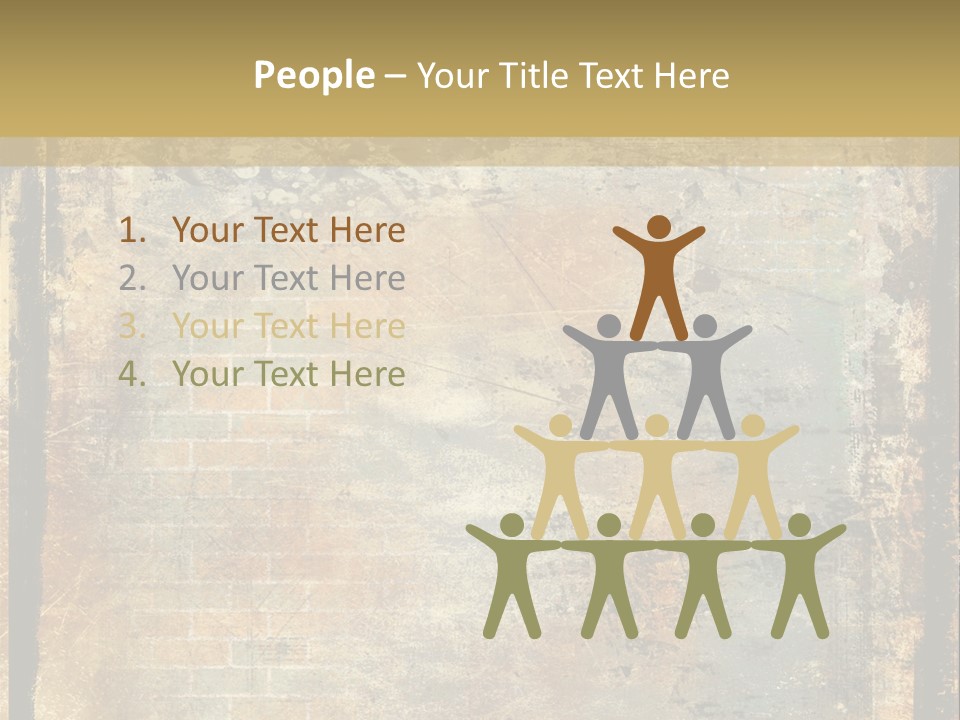 Rustic Burnt Strips PowerPoint Template